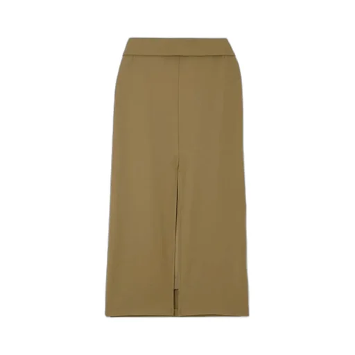 Split Mid-Length Skirt