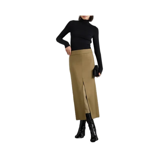 Split Mid-Length Skirt