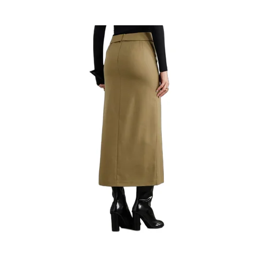 Split Mid-Length Skirt