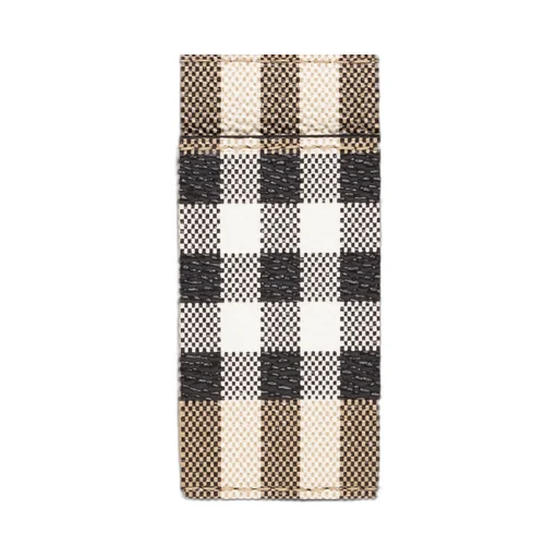 Burberry Checked Zipped Card Holder