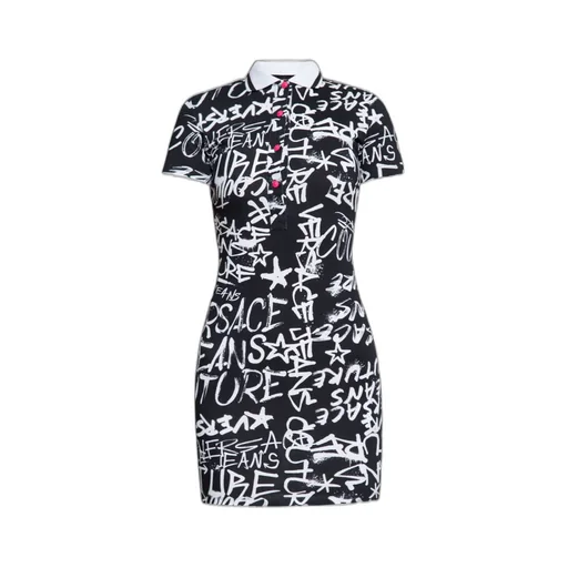 Logo-Print Polo Minidress