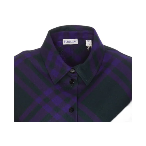 Burberry Long Sleeved Checked Shirt Dress