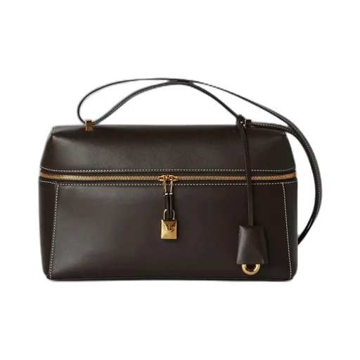 Zip-Open Shoulder Bag