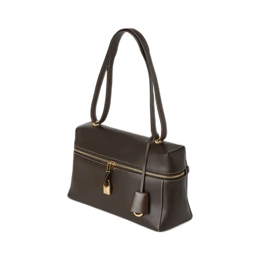 Zip-Open Shoulder Bag