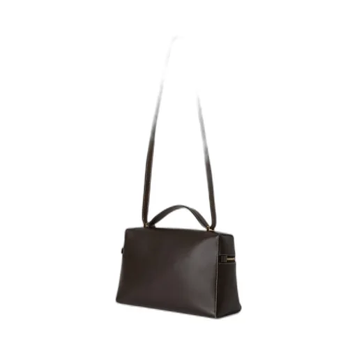 Zip-Open Shoulder Bag