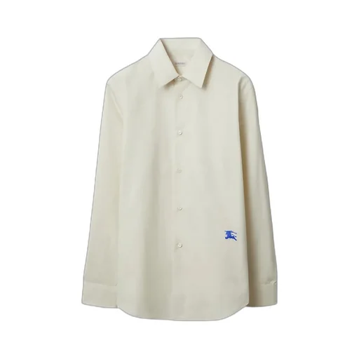 Burberry Equestrian Knight Embroidered Buttoned Shirt