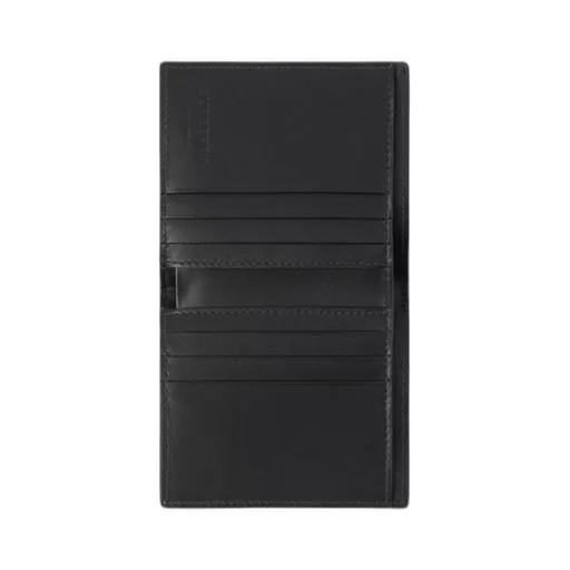 Burberry Logo-Lettering Checked Bi-Fold Wallet