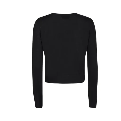 Rhinestone-Embellished Wool-Blend Jumper
