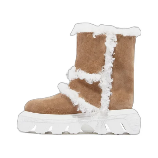 Casadei Dolomiti Marica Faux-Fur Detailed Boots