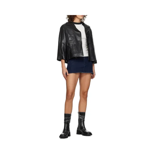 Square Toe Splicing Design Short Boots
