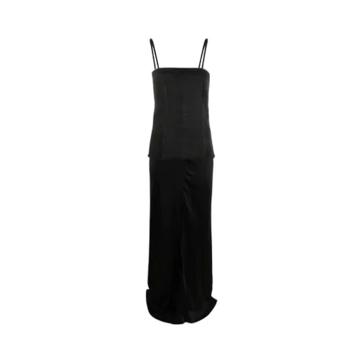 Layered Sleeveless Maxi Dress
