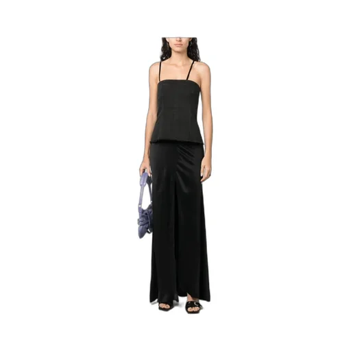 Layered Sleeveless Maxi Dress