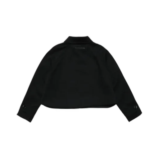 Mm6 Maison Margiela Kids Logo Embroidered Jacket