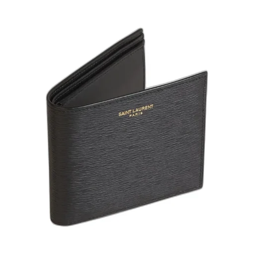 Saint Laurent Logo Engraved Bifold Wallet