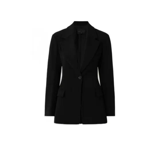 Long-Sleeved Lapel Blazer