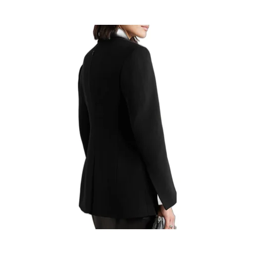 Long-Sleeved Lapel Blazer