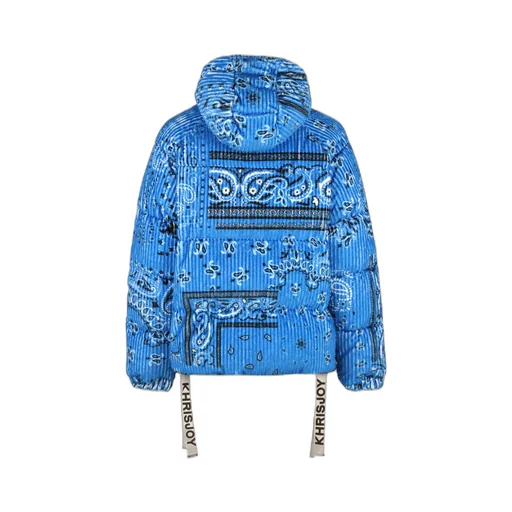 Khrisjoy Corduroy Zip-Up Down Jacket