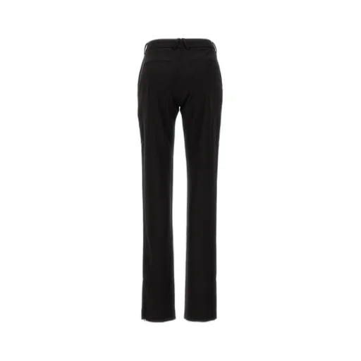 Slim-Cut Belted Trousers