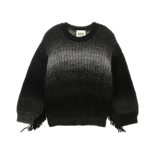 Douuod Fringed Knit Pullover