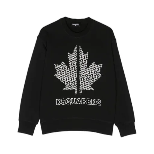 Dsquared2 Kids Logo Printed Crewneck Sweatshirt
