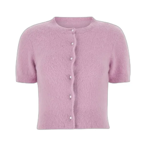 Maison Margiela Cropped Knitted Cardigan