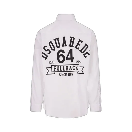 Dsquared2 Logo Printed Long Sleeved Shirt