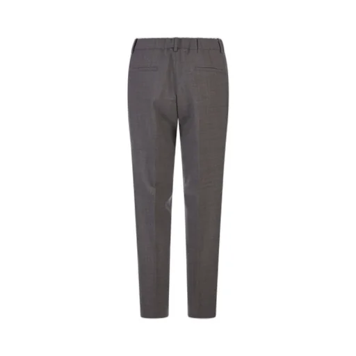 Pressed-Crease Tailored Trousers