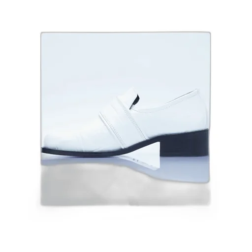 Embossed Round Head Loafers