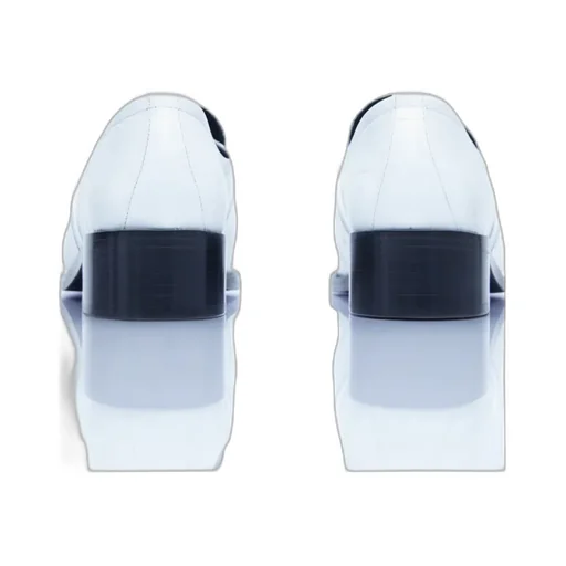 Embossed Round Head Loafers