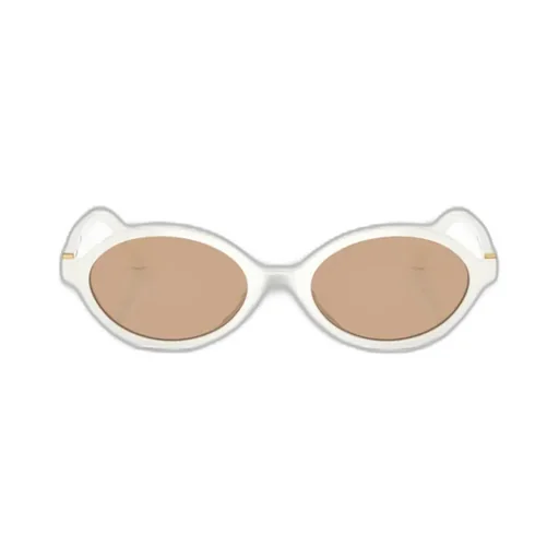 Logo-Plaque Oval-Frame Sunglasses