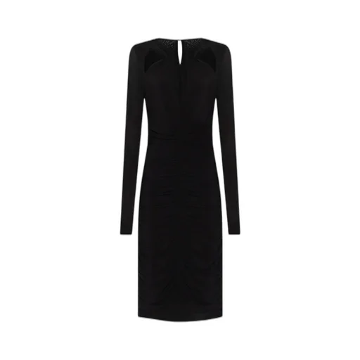 Isabel Marant Logane Ruched Detailed Midi Dress