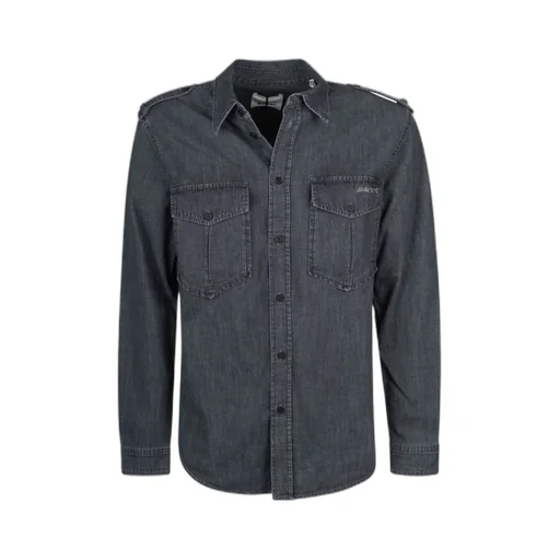 Lapel Long-Sleeved Shirt