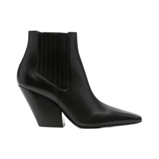 Casadei Square Toe Ankle Boots