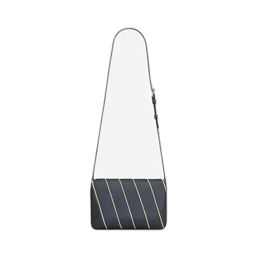 Saint Laurent Le Maillon Striped Satchel Bag