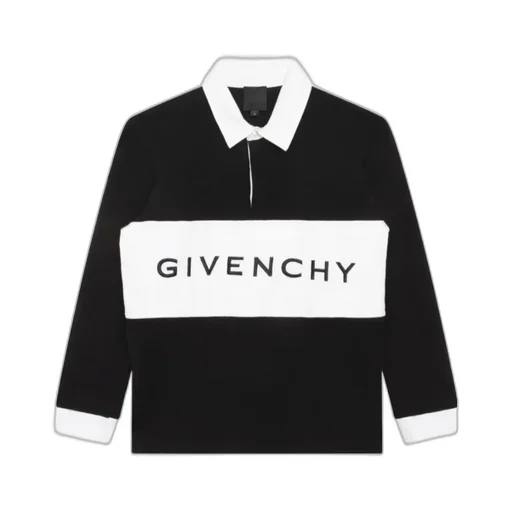 Long-Sleeved Polo Shirt