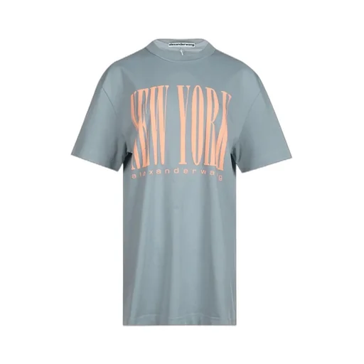 Round Collar Logo T-Shirt