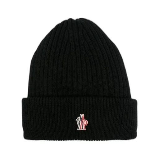Moncler Grenoble Logo Embroidered Beanie