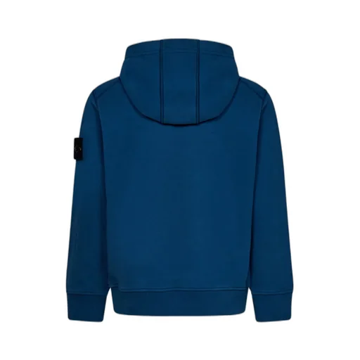 Compass-Motif Cotton Hoodie