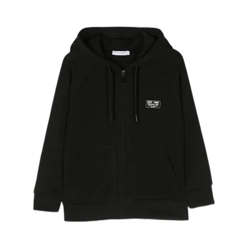 Logo-Patch Zip-Up Hoodie