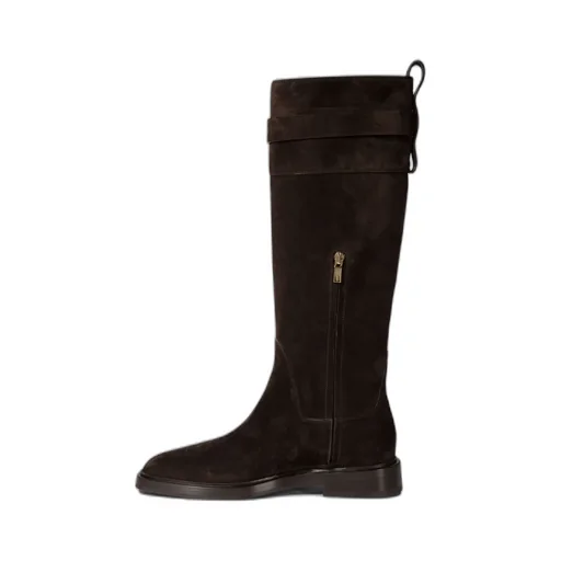 Logo Buckle Boots
