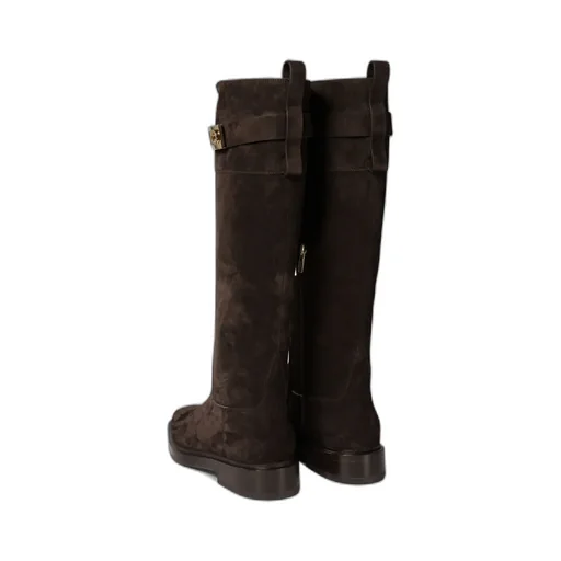Logo Buckle Boots