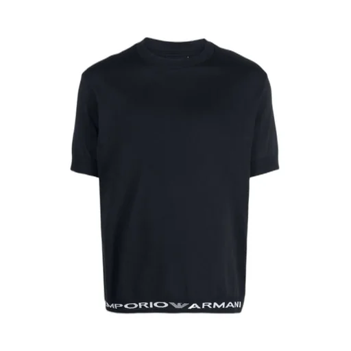 Logo-Trim Cotton T-Shirt