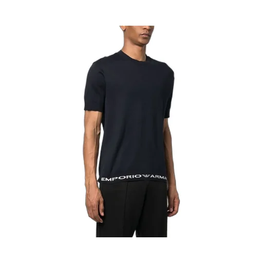 Logo-Trim Cotton T-Shirt