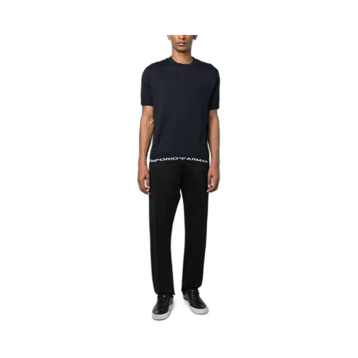 Logo-Trim Cotton T-Shirt