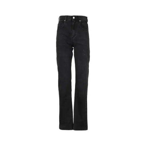 High-Rise Straight-Leg Jeans