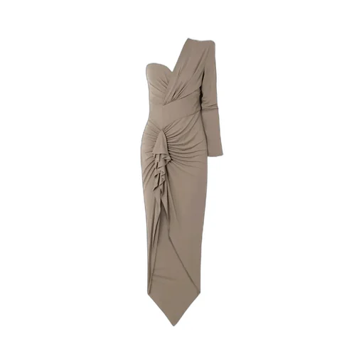 Asymmetrical One-Sleeve Dress