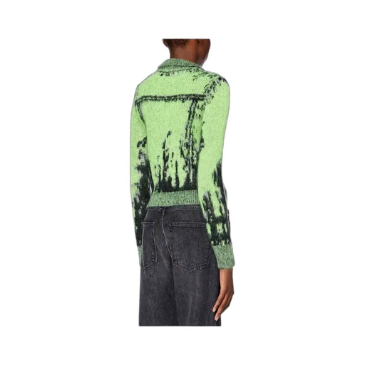 M-Taphos Zip-Up Knitted Cardigan