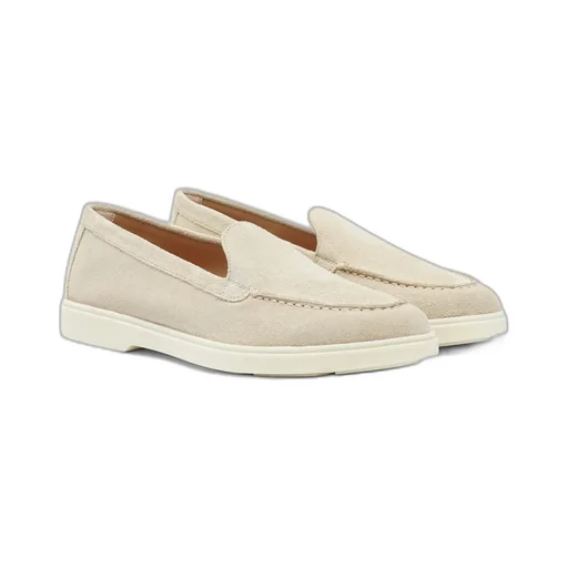 Santoni Logo Moulded Loafers