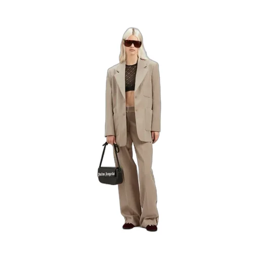 Single-Breasted Long-Sleeved Blazer