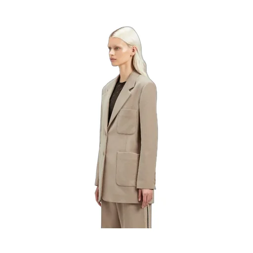 Single-Breasted Long-Sleeved Blazer